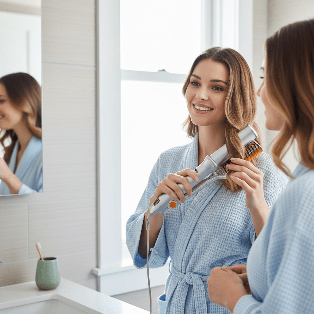 Rotating Hair Brush Styler | 32mm Rotating Barrel | Ceramic Coating | Smooth Finish