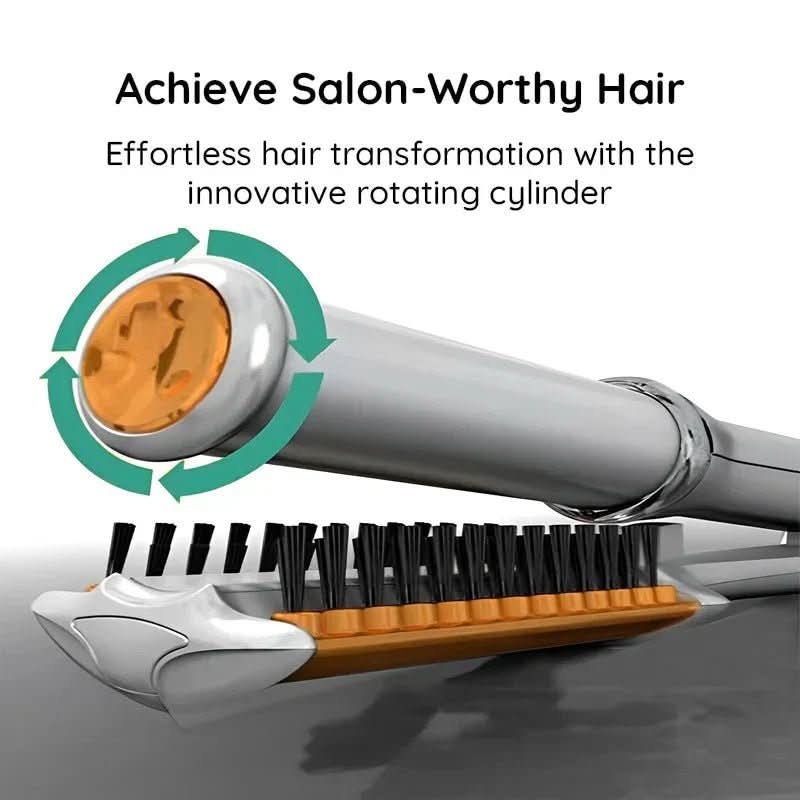 Rotating Hair Brush Styler | 32mm Rotating Barrel | Ceramic Coating | Smooth Finish