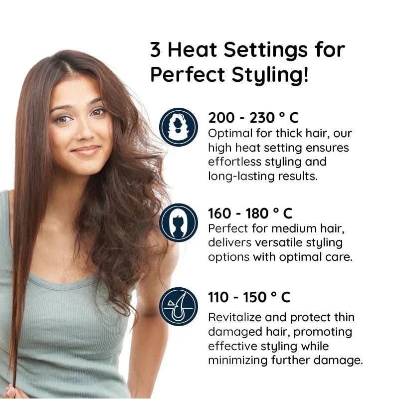 Rotating Hair Brush Styler | 32mm Rotating Barrel | Ceramic Coating | Smooth Finish