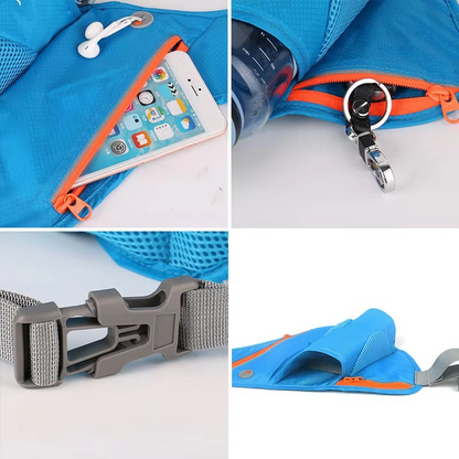Running Waist Bag | Hydration Holder & Phone Pocket | Lightweight & Adjustable Fit