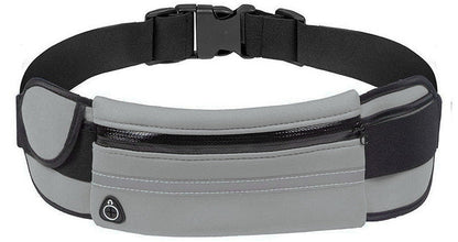 Running Waist Bag | Waterproof & Reflective | Zipper Pocket & Velcro Side Pocket