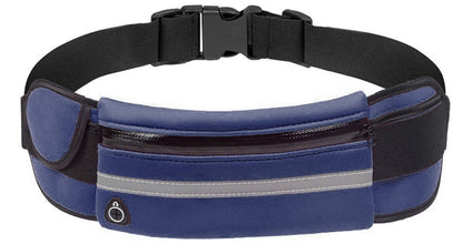 Running Waist Bag | Waterproof & Reflective | Zipper Pocket & Velcro Side Pocket