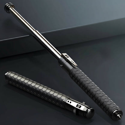 Self-Defense Walking Stick | Auto Quick-Deploy Cane | Ergonomic Non-Slip Grip, Adjustable Length