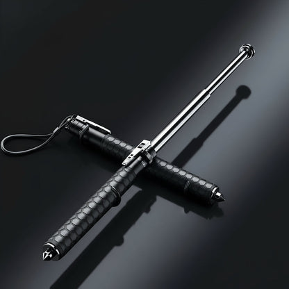 Self-Defense Walking Stick | Auto Quick-Deploy Cane | Ergonomic Non-Slip Grip, Adjustable Length