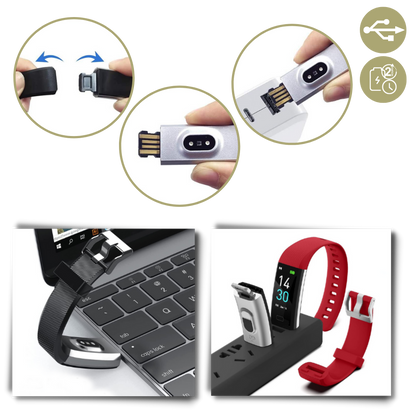 Senior Smartwatch | Easy-Read LED Display | Heart Rate & BP Monitor | Long Battery Life