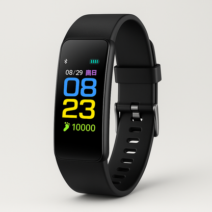 Senior Smartwatch | Health & Fitness Tracking | Bright LED Display & Silicone Band