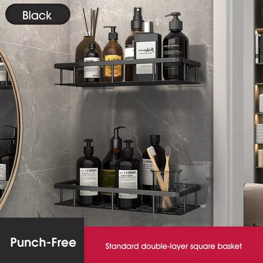 Shower Corner Shelf | No-Drill Self-Adhesive | 2-Piece Set