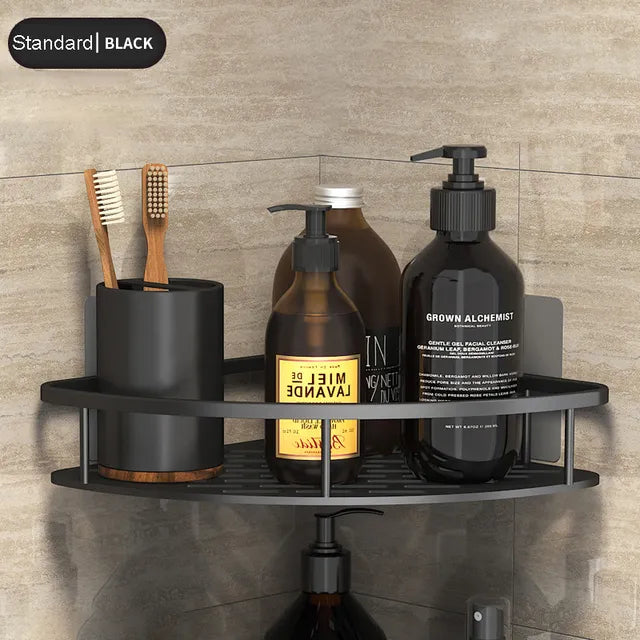 Shower Corner Shelf | No-Drill Self-Adhesive | 2-Piece Set