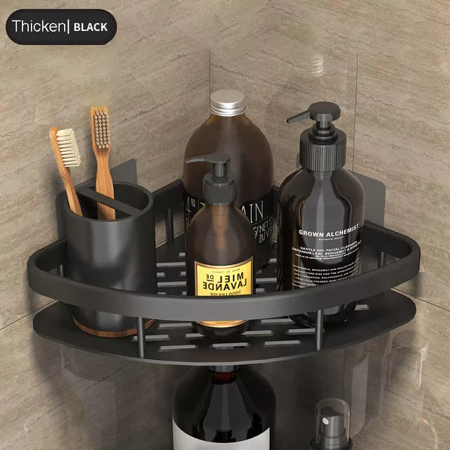 Shower Corner Shelf | No-Drill Self-Adhesive | 2-Piece Set