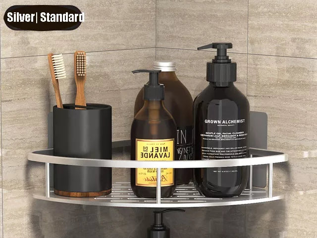 Shower Corner Shelf | No-Drill Self-Adhesive | 2-Piece Set