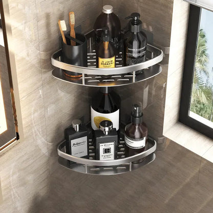 Shower Corner Shelf | No-Drill Self-Adhesive | 2-Piece Set