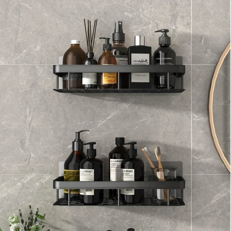 Shower Corner Shelf | No-Drill Self-Adhesive | 2-Piece Set