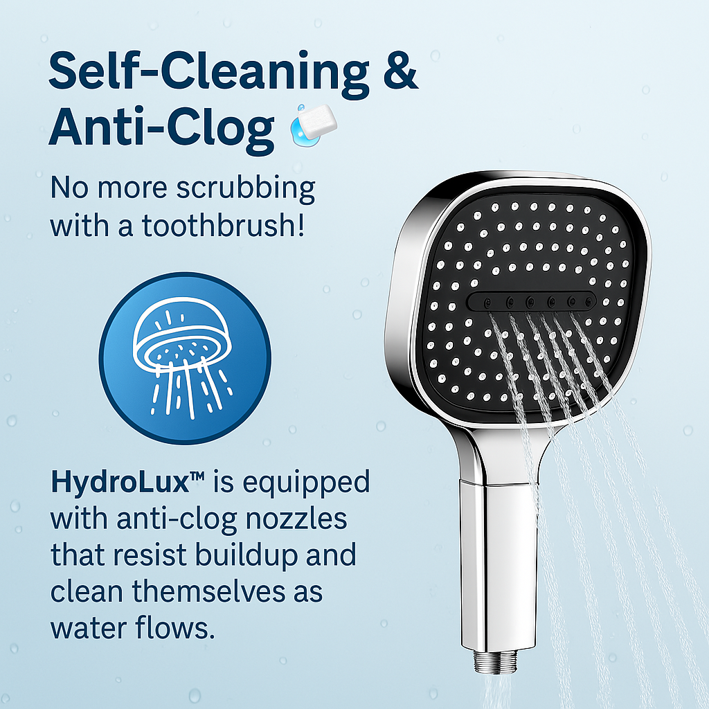 Shower Head | High-Pressure Turbo Boost | Built-in Filtration & Multi Spray Modes | Gentle on Skin