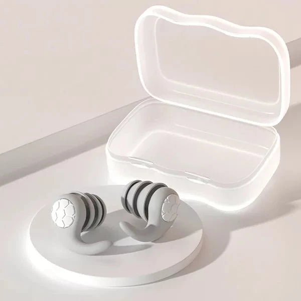 Silicone Earplugs for Sleeping | Noise-Cancelling Design | Washable & Reusable | Comfortable Fit