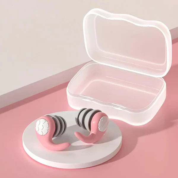 Silicone Earplugs for Sleeping | Noise-Cancelling Design | Washable & Reusable | Comfortable Fit