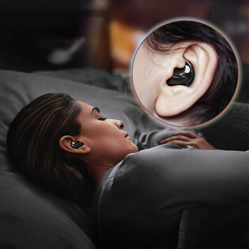 Sleep Headphones for Side Sleepers | Wireless Low-Profile | Charging Case & Long Battery