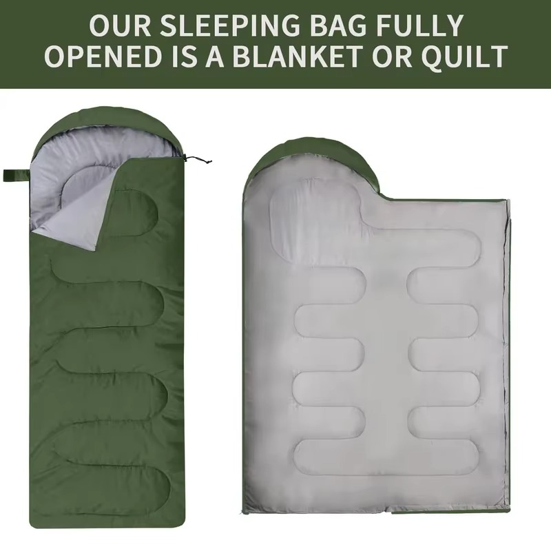 Sleeping Bag | Ultralight Waterproof | Envelope Style & All-Season Warmth | Compact Packable