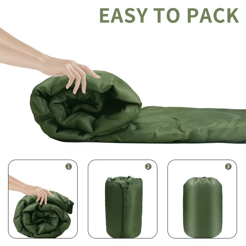 Sleeping Bag | Ultralight Waterproof | Envelope Style & All-Season Warmth | Compact Packable
