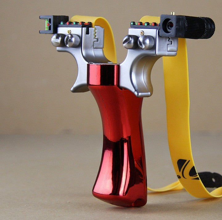 Slingshot | Laser-Aimed High-Precision | Ergonomic Handle | Outdoor Target Practice