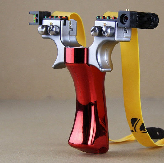 Slingshot | Laser-Aimed High-Precision | Ergonomic Handle | Outdoor Target Practice