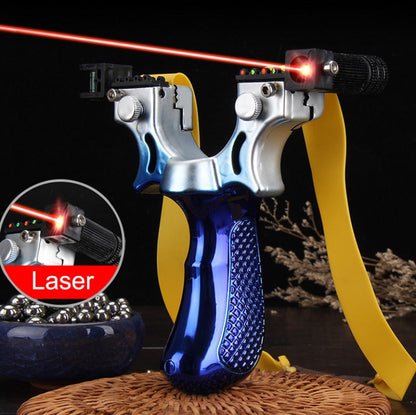 Slingshot | Laser-Aimed High-Precision | Ergonomic Handle | Outdoor Target Practice