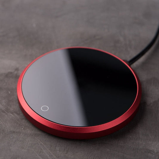 Smart Mug Warmer | Temperature Control & 8-Hour Auto Shut-Off | Tempered Glass Surface