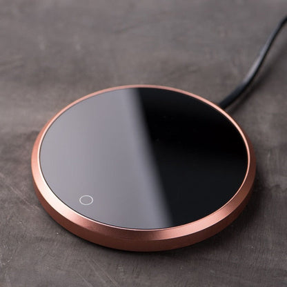 Smart Mug Warmer | Temperature Control & 8-Hour Auto Shut-Off | Tempered Glass Surface