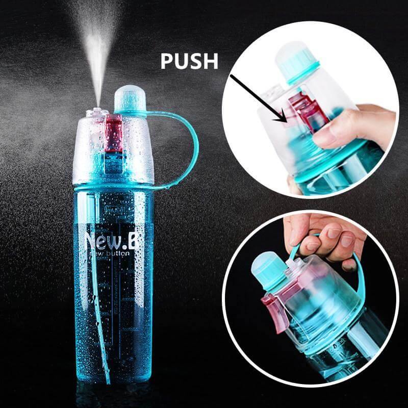 Sports Water Bottle | Press-to-Open Spout | 600ml | Heat-Resistant