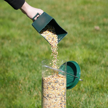 Squirrel-Proof Bird Feeder | Weight-Activated Perch | Metal & Polycarbonate | Weather-Resistant