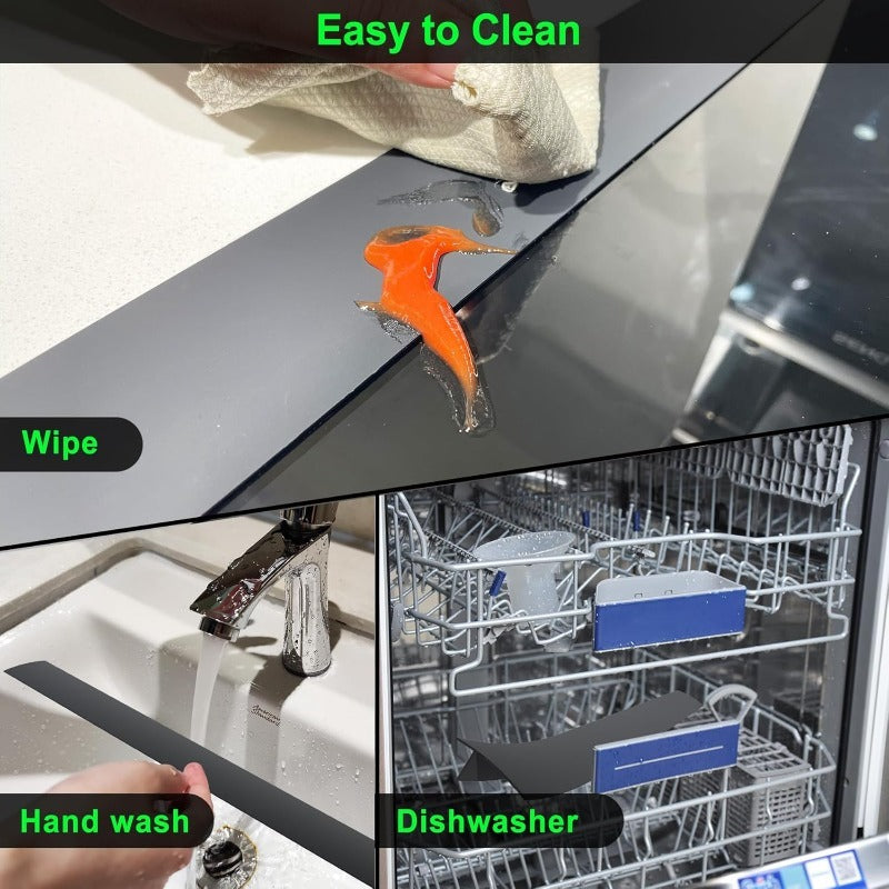 Stove Gap Cover | Deep-Insert T-Edge | Food-Grade Silicone & Heat-Resistant | Multi-Purpose Use