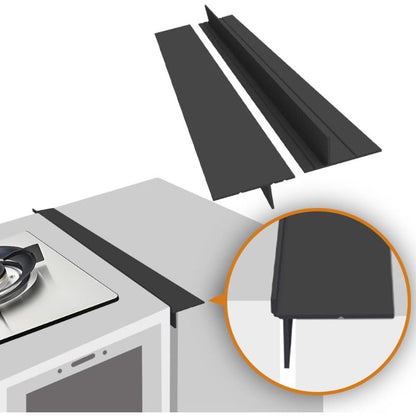 Stove Gap Cover | Deep-Insert T-Edge | Food-Grade Silicone & Heat-Resistant | Multi-Purpose Use