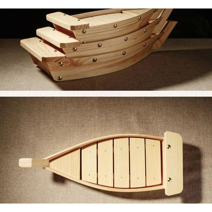 Sushi Boat | Traditional Japanese Design | Eco-Friendly Timber & 3 Sizes