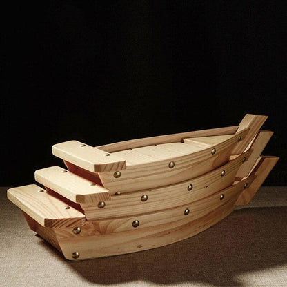 Sushi Boat | Traditional Japanese Design | Eco-Friendly Timber & 3 Sizes
