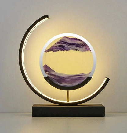 Table Lamp | Sand Landscape Design | LED Lighting | 30cm Height