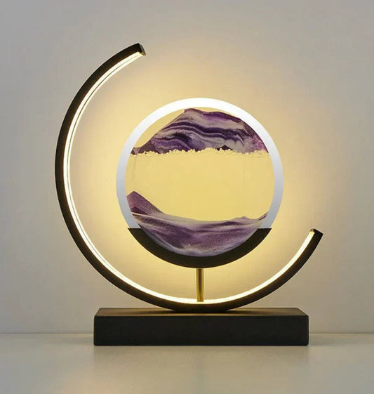 Table Lamp | Sand Landscape Design | LED Lighting | 30cm Height
