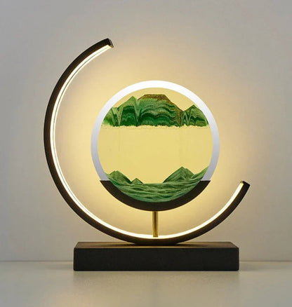 Table Lamp | Sand Landscape Design | LED Lighting | 30cm Height