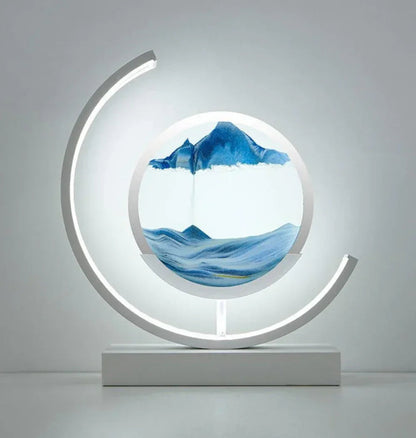 Table Lamp | Sand Landscape Design | LED Lighting | 30cm Height