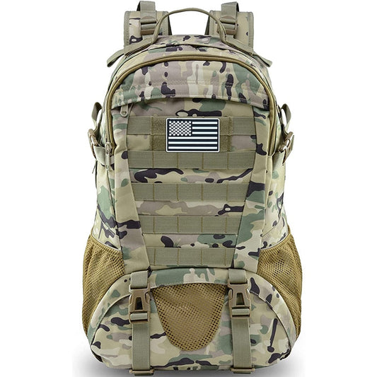 Tactical Backpack | Heavy-Duty MOLLE Rucksack | Weather-Resistant Fabric | Ergonomic Padded Straps