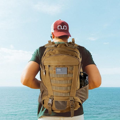 Tactical Backpack | Heavy-Duty MOLLE Rucksack | Weather-Resistant Fabric | Ergonomic Padded Straps