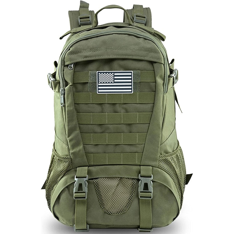 Tactical Backpack | Heavy-Duty MOLLE Rucksack | Weather-Resistant Fabric | Ergonomic Padded Straps