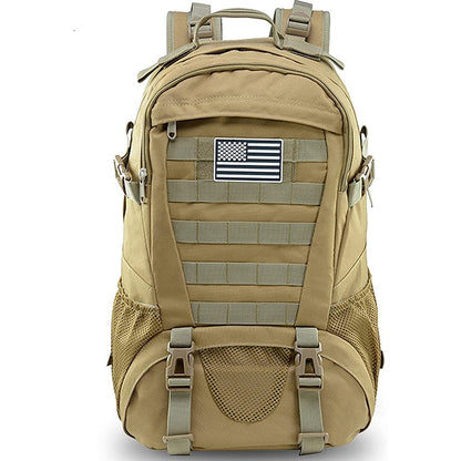 Tactical Backpack | Heavy-Duty MOLLE Rucksack | Weather-Resistant Fabric | Ergonomic Padded Straps