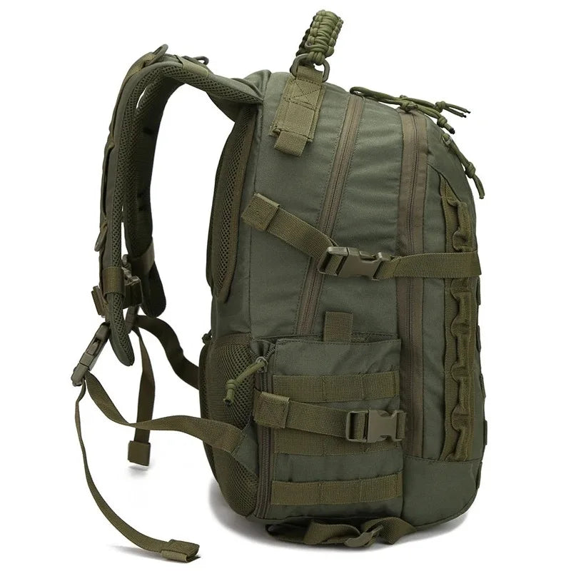 Tactical Hiking Backpack | MOLLE System & Multiple Pockets | 35L Capacity | Waterproof Oxford Fabric