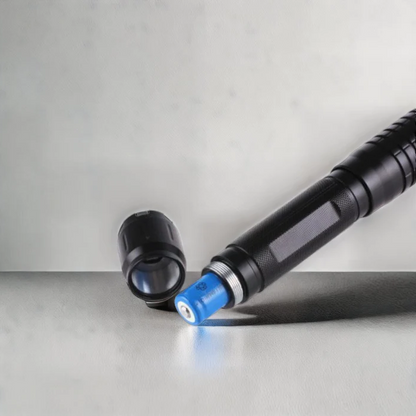 Tactical Laser Torch | Fire-Starting Laser with Adjustable Focus | Portable Survival Light | Blue