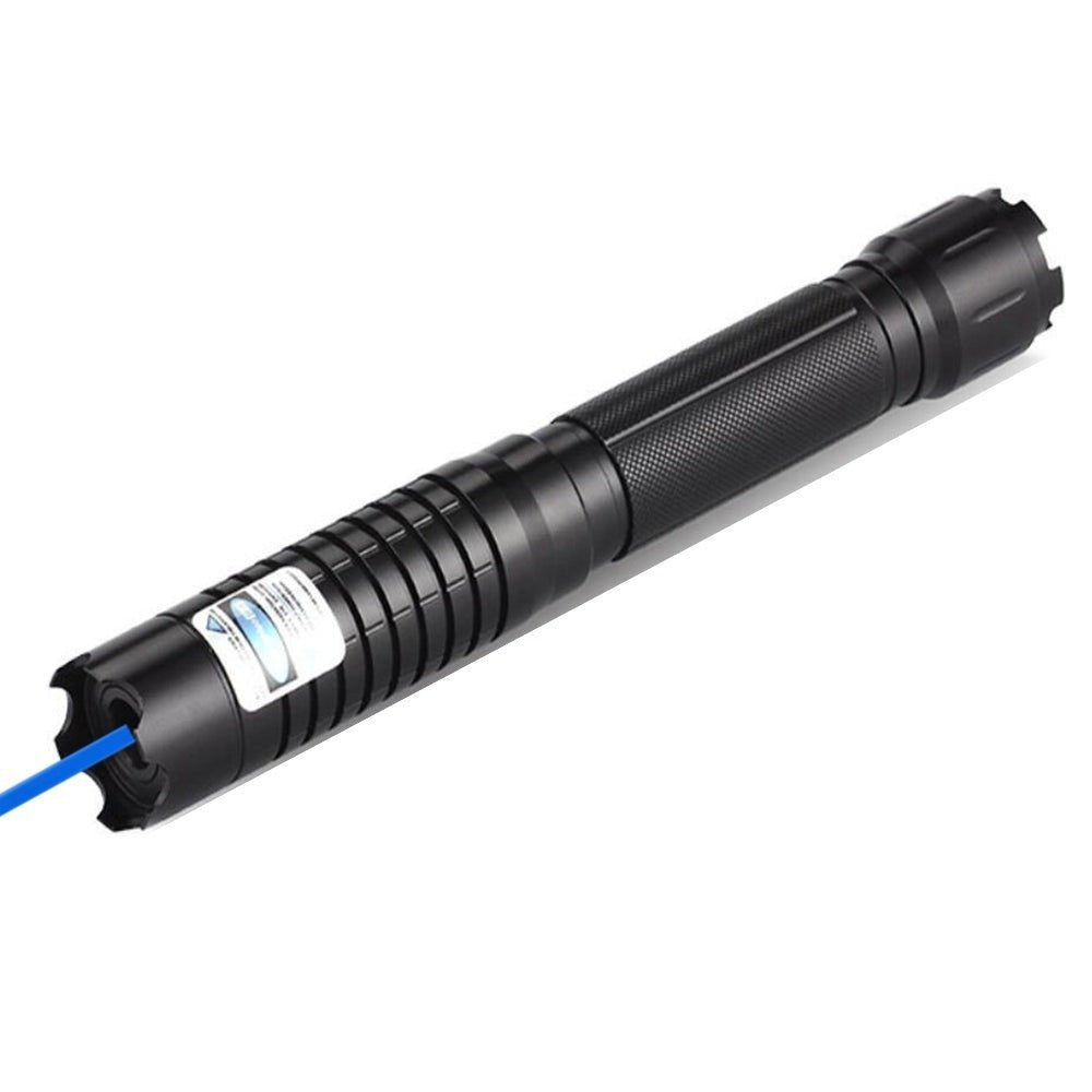 Tactical Laser Torch | High-Intensity Blue Beam | Adjustable Focus, Aluminum Body | Outdoor Survival