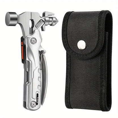 Tactical Multi-Tool | 10-in-1 Survival Tool | Stainless Steel Head | Emergency Use