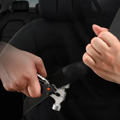 Tactical Multi-Tool | 10-in-1 Survival Tool | Stainless Steel Head | Emergency Use
