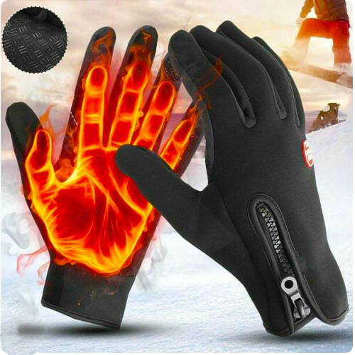 Thermal Gloves Unisex | Touchscreen & Non-Slip | Fleece Lined, USB Compatible