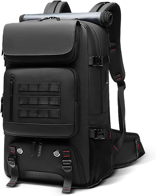 Travel Backpack | 50L Waterproof Design | USB Charging Port | Shoe Compartment & Anti-Theft