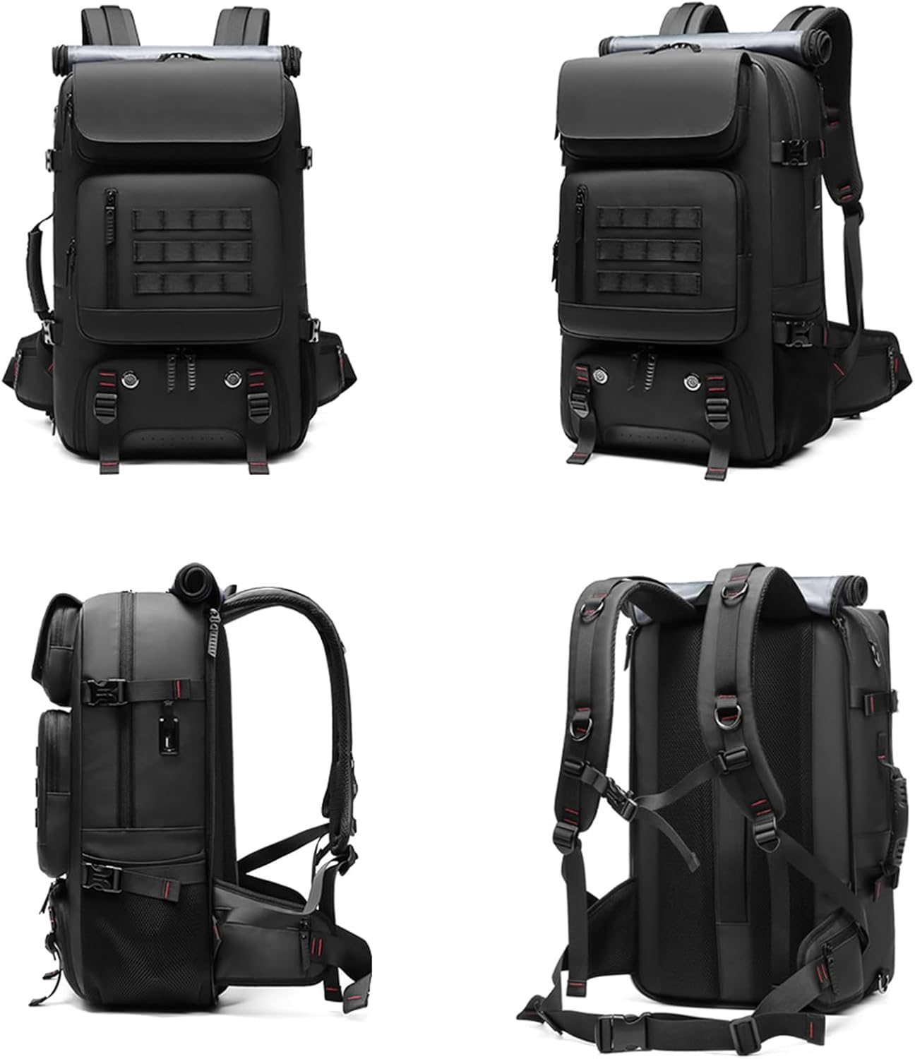 Travel Backpack | 50L Waterproof Design | USB Charging Port | Shoe Compartment & Anti-Theft
