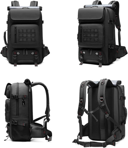 Travel Backpack | 50L Waterproof Design | USB Charging Port | Shoe Compartment & Anti-Theft